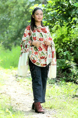 White colour shawl - CraftKashmir