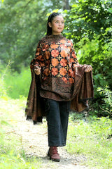 Black colour shawl - CraftKashmir