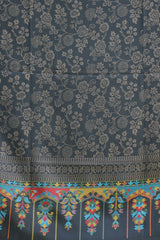 Blue colour shawl - CraftKashmir