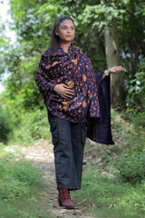 Blue colour shawl - CraftKashmir