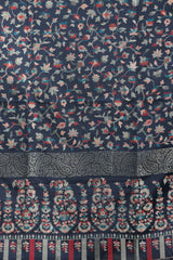 Blue colour shawl - CraftKashmir