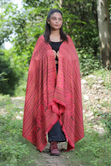 Pink colour shawl - CraftKashmir