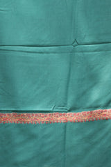 Green colour shawl - CraftKashmir