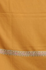 Yellow colour shawl - CraftKashmir