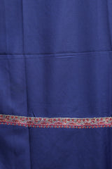 Blue colour shawl - CraftKashmir