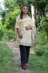 Yellow colour shawl - CraftKashmir
