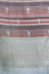 Off White colour shawl - CraftKashmir