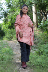 Pink colour shawl - CraftKashmir