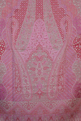 Pink colour shawl - CraftKashmir