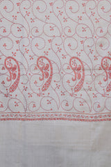 Beige colour shawl - CraftKashmir