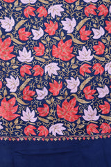 Blue colour shawl - CraftKashmir
