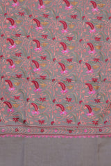 Beige colour shawl - CraftKashmir