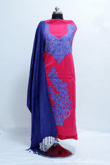 Pink colour salwar kameez - CraftKashmir