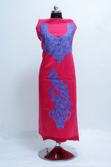 Pink colour salwar kameez - CraftKashmir