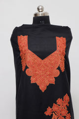 Black colour salwar kameez - CraftKashmir