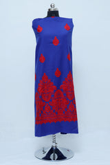 Blue colour salwar kameez - CraftKashmir
