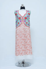 White colour salwar kameez - CraftKashmir