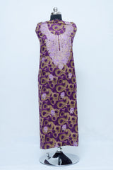 Purple colour salwar kameez - CraftKashmir