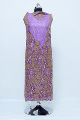 Purple colour salwar kameez - CraftKashmir