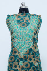 Green colour salwar kameez - CraftKashmir