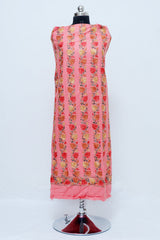 Peach colour salwar kameez - CraftKashmir