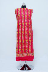 Maroon colour salwar kameez - CraftKashmir