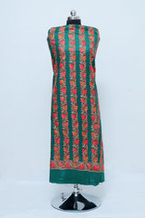 Green colour salwar kameez - CraftKashmir
