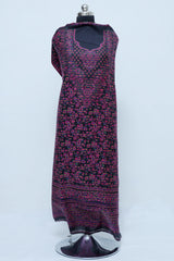 Black colour salwar kameez - CraftKashmir
