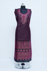 Black colour salwar kameez - CraftKashmir