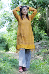 Yellow colour kurti - CraftKashmir
