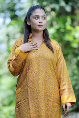 Yellow colour kurti - CraftKashmir