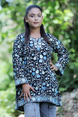 Black colour kurti - CraftKashmir