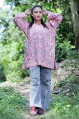 Pink colour kurti - CraftKashmir