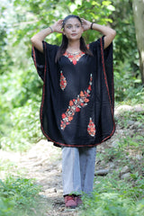 Black colour kaftan - CraftKashmir