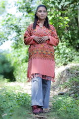 Pink colour kurti - CraftKashmir