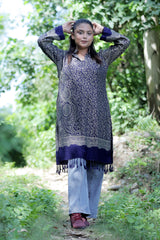 Blue colour kurti - CraftKashmir