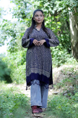 Blue colour kurti - CraftKashmir