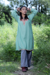 Green colour kurti