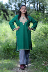 Green colour kurti