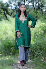 Green colour kurti