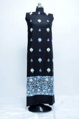 Black colour Kashmiri salwar kameez
