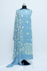 Grey colour salwar kameez