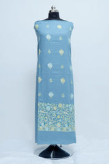 Grey colour salwar kameez