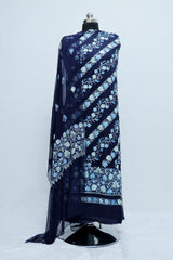 Blue colour salwar kameez