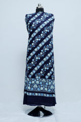 Blue colour salwar kameez