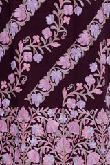 Wine colour salwar kameez