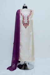 Purple colour salwar kameez