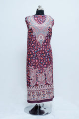 Wine colour salwar kameez