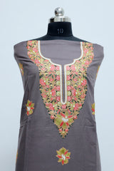 Grey colour salwar kameez