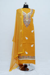 Yellow colour salwar kameez